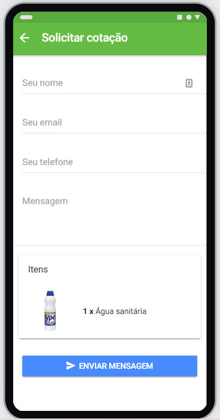 Criação de aplicativo de delivery