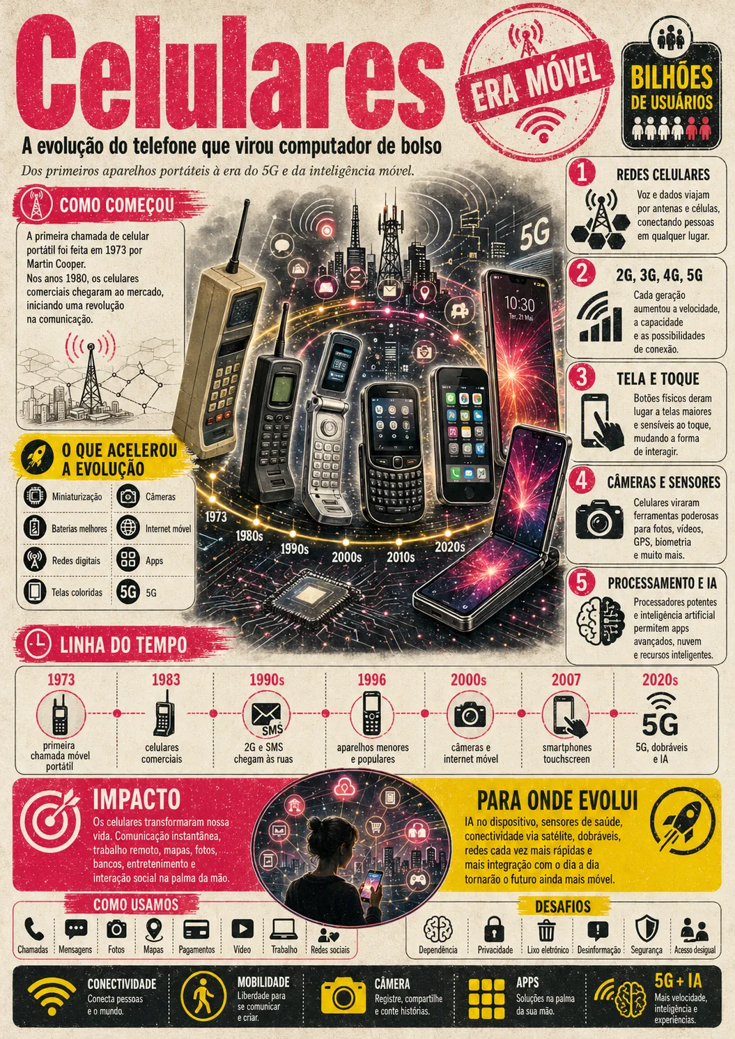 Como os celulares começaram - web robot apps Como os celulares começaram - web robot apps